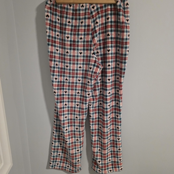 Disney Mickey Mouse Plaid Pajama Pants - Red and Blue - Picture 2 of 7
